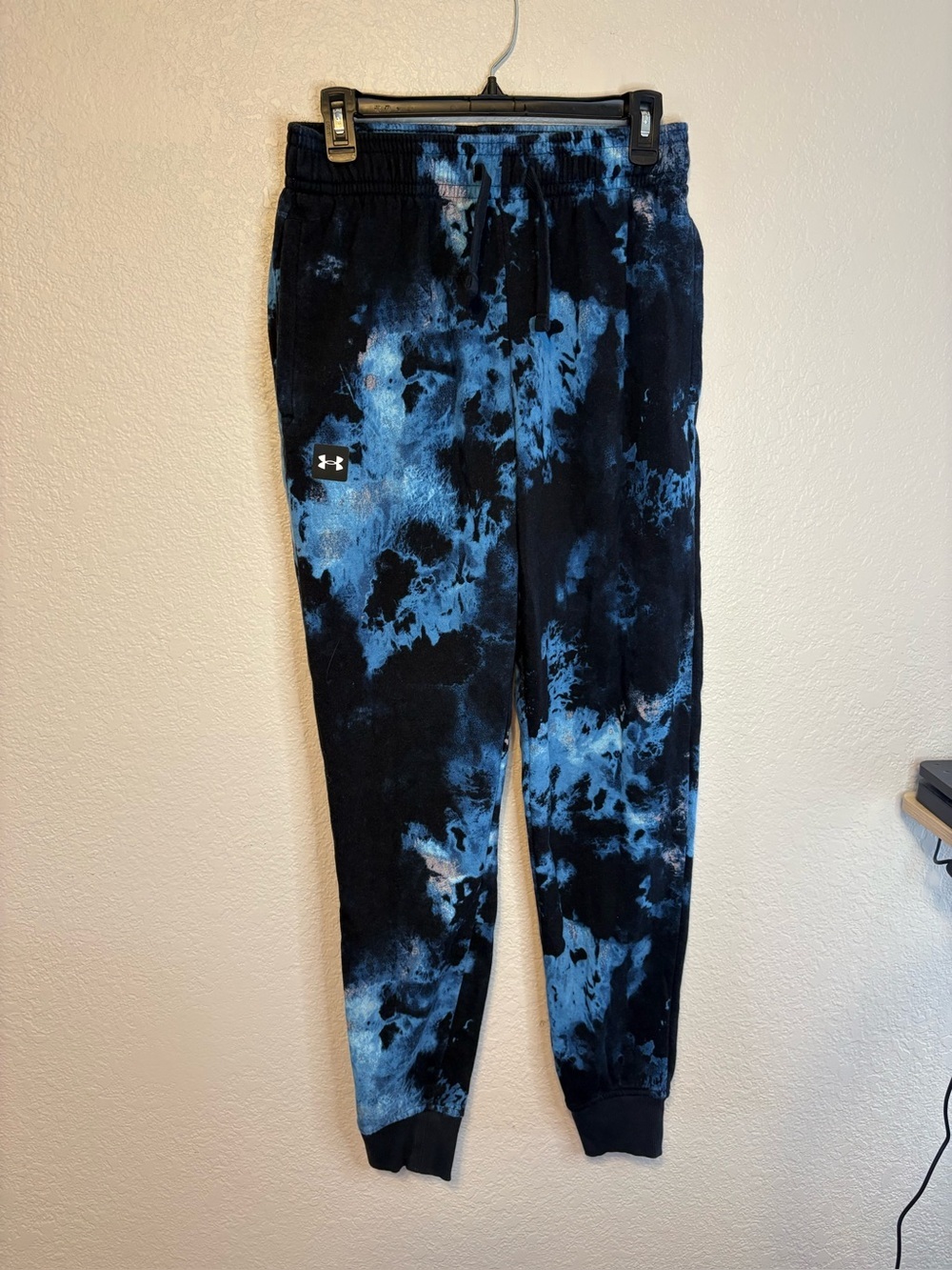 🌊 UNDER ARMOUR MENS RIVAL FLEECE DYE JOGGER PANTS SIZE Medium